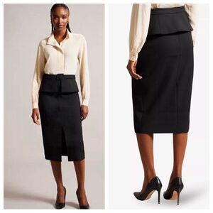 Ted Baker Black Pencil Skirt